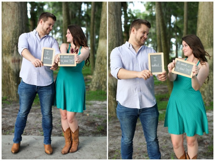 Chelsea and Ron- Kraft Azalea Gardens, Orlando Engagement - Michelle