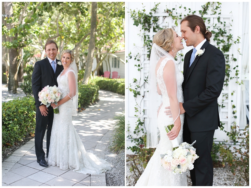 Kristin and Zach Carlouel Yacht Club, Clearwater Wedding Michelle