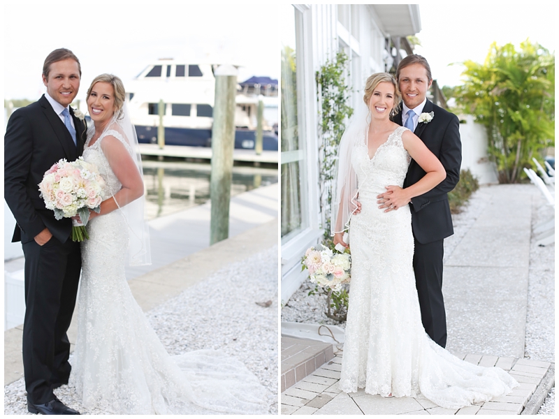 Kristin and Zach Carlouel Yacht Club, Clearwater Wedding Michelle