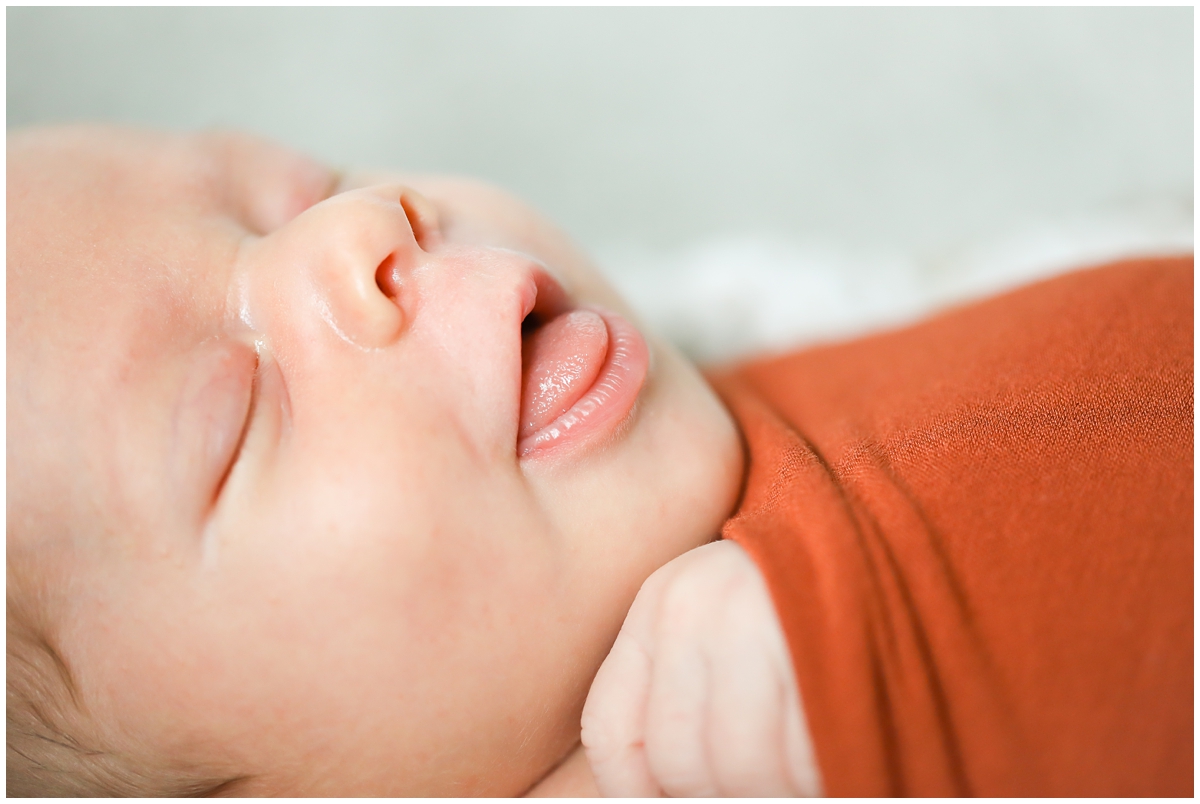 Tampa newborn macro detail baby