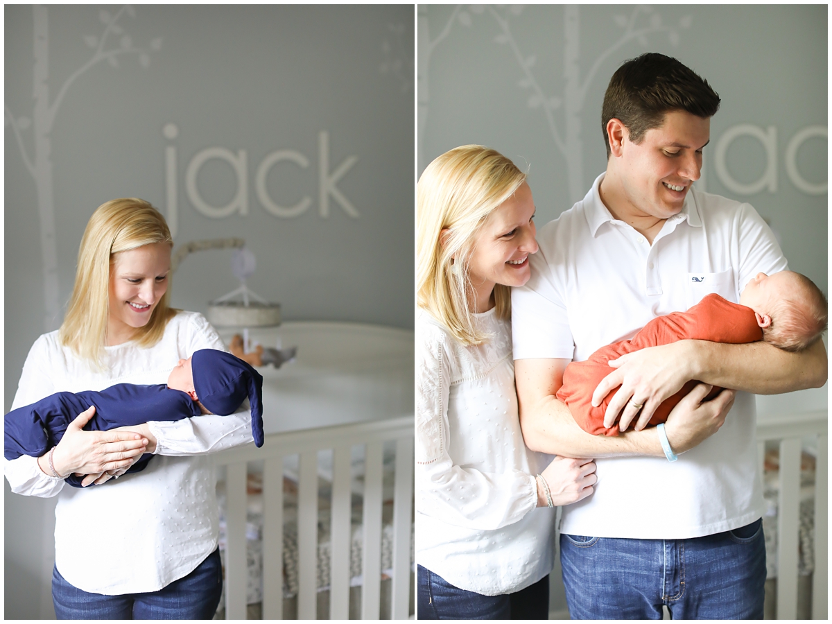 New parents newborn photography