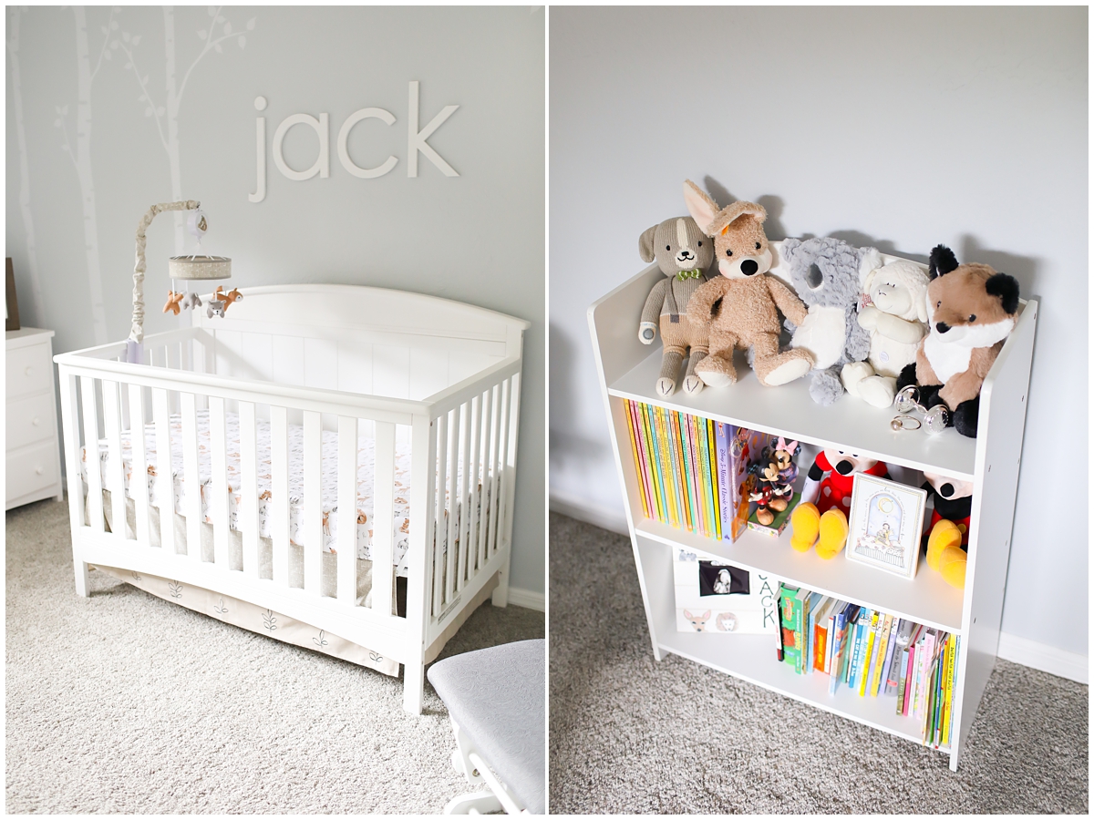 Baby boy nursery details