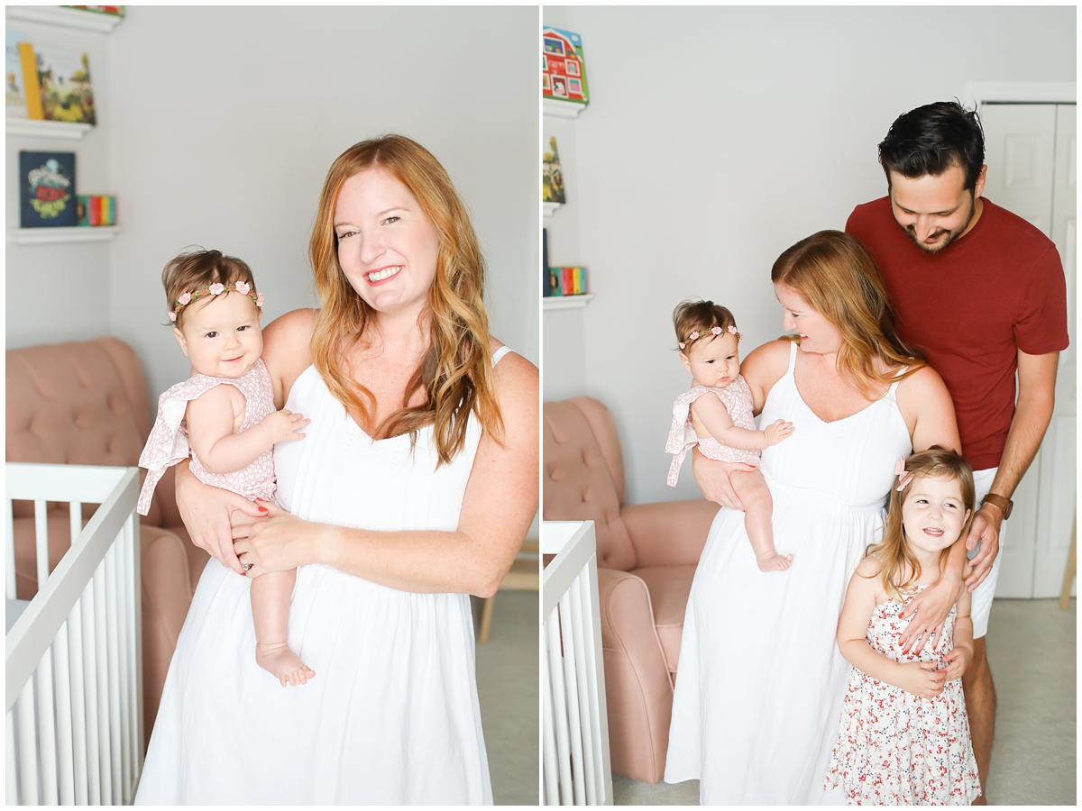Tampa in-home lifestyle family session