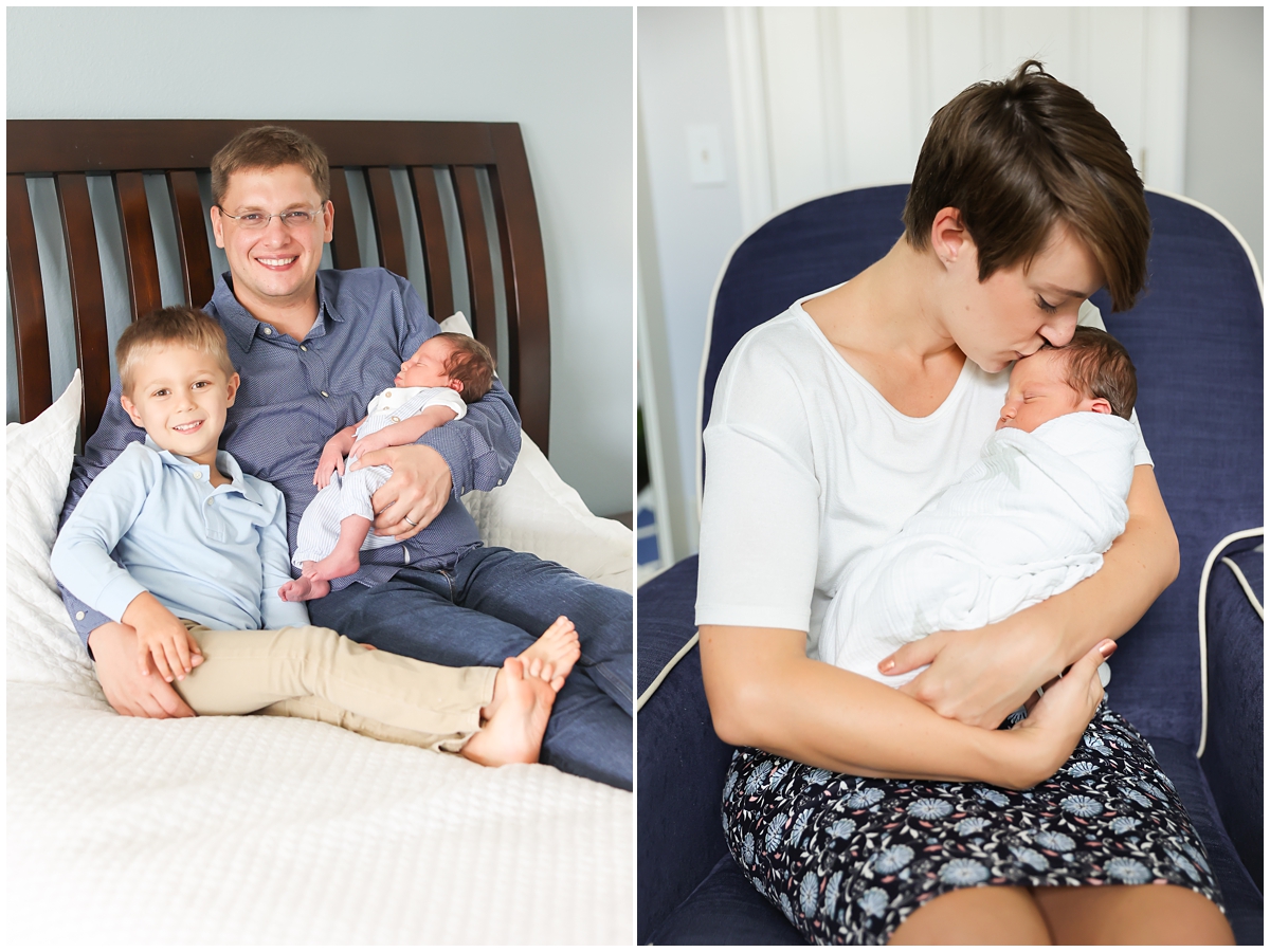 Westchase family lifestyle newborn session