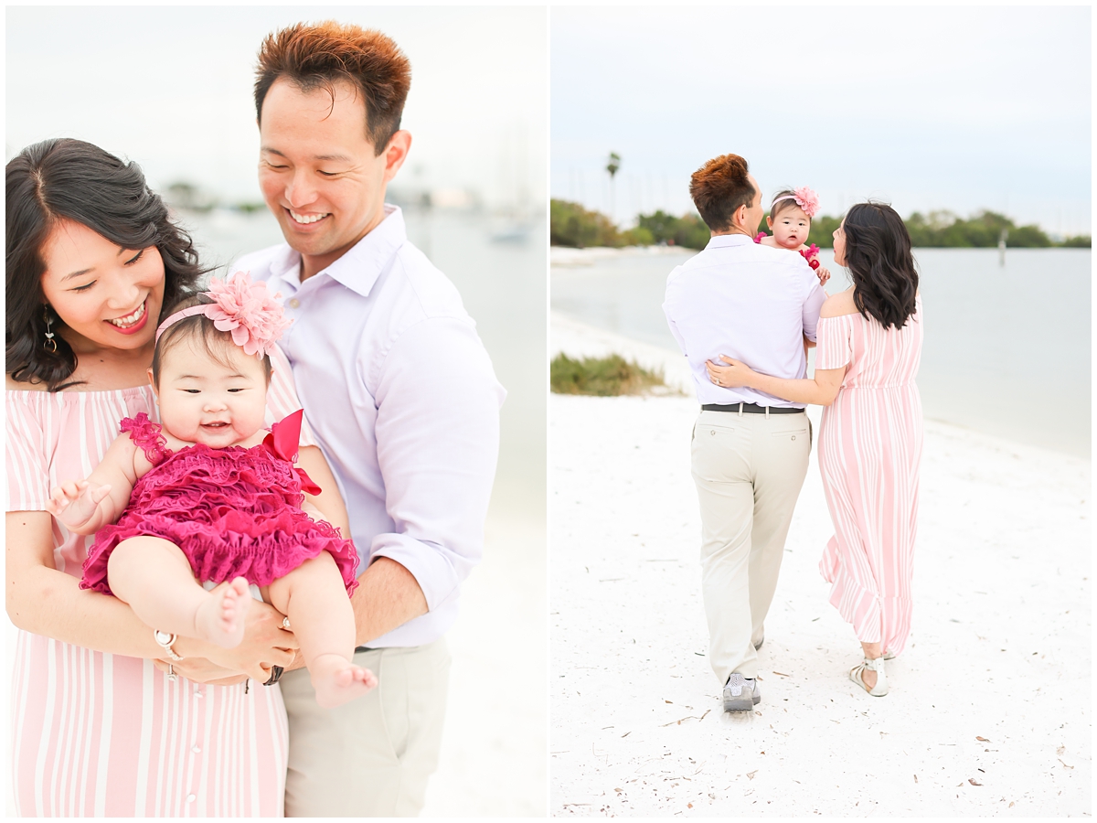 Davis Island Beach family portraits