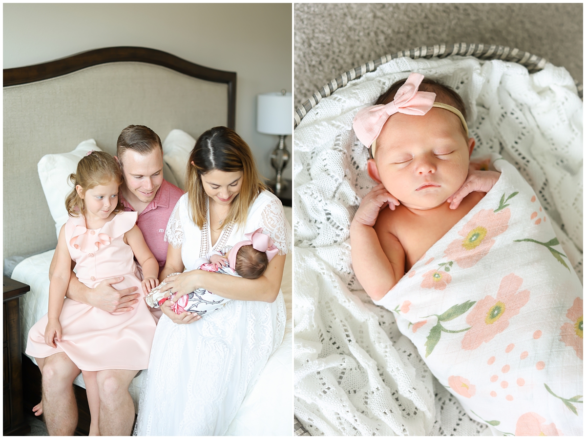 Lifestyle family newborn photos